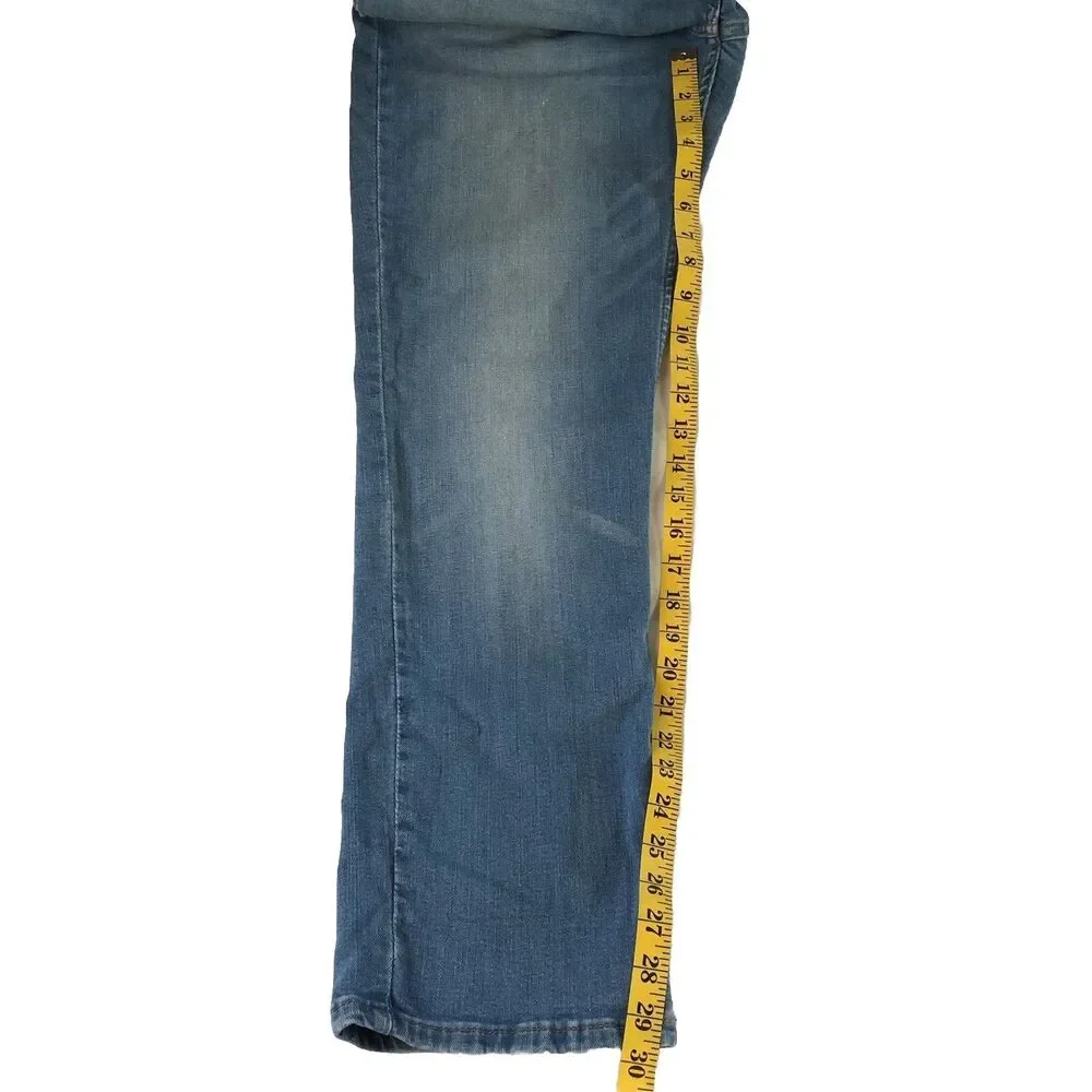 Levis 514 Men 36x29.5 Straight Leg Flex Denim Jeans Medium Light Wash 00514-1286